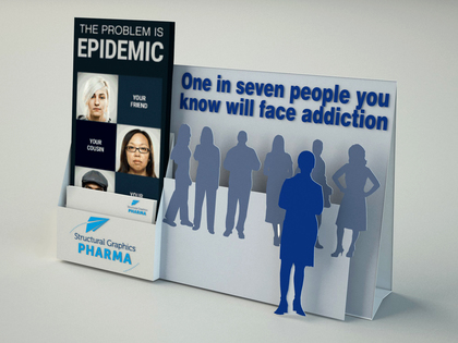 Staged Pop Up Brochure Holder Thumb Image